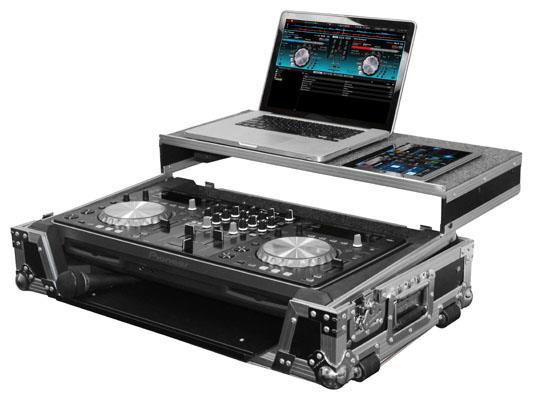 Odyssey FZGSPIXDJR1GT Pioneer XDJ-R1 DJ Case w/Laptop +Glide Keyboard Tray