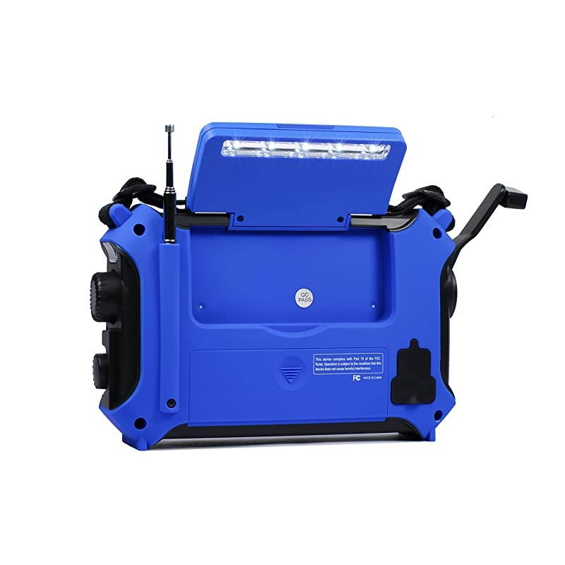 KA500BU 5Way Powered Emergency AMFMSW Weather Alert Radio Blue