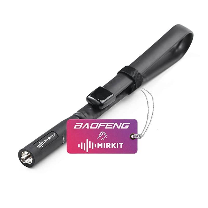 Foldable Tactical Antenna 18.7 inch with SMA-Female Connector, Dual Band VHF/UHF (136-174MHz, 400-480MHz) for: UV-5R, UV-82, BF-F8HP, UV-5R V2+ Plus, BF-F9 V2+ Two Way Radios