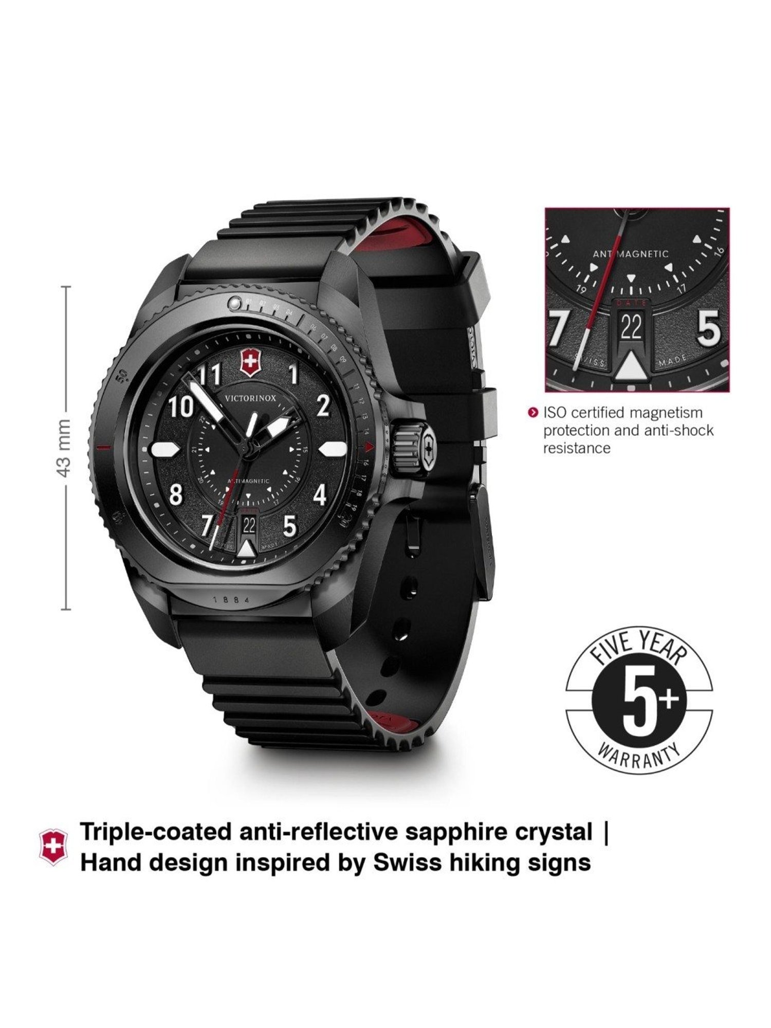 VICTORINOX V241982 Journey 1884 Analog Watch for Men