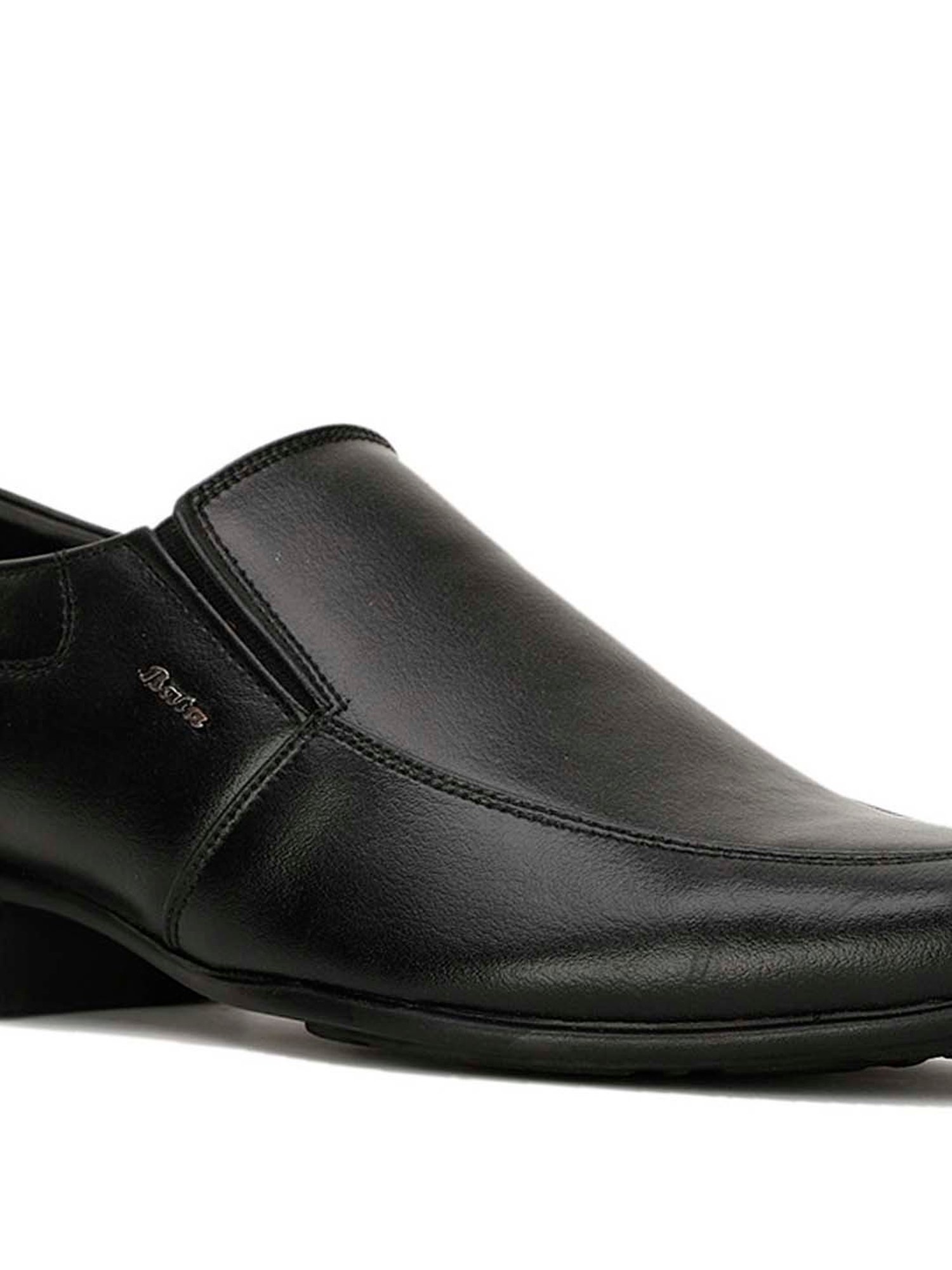 Bata Men's SHARK E Black Loafers