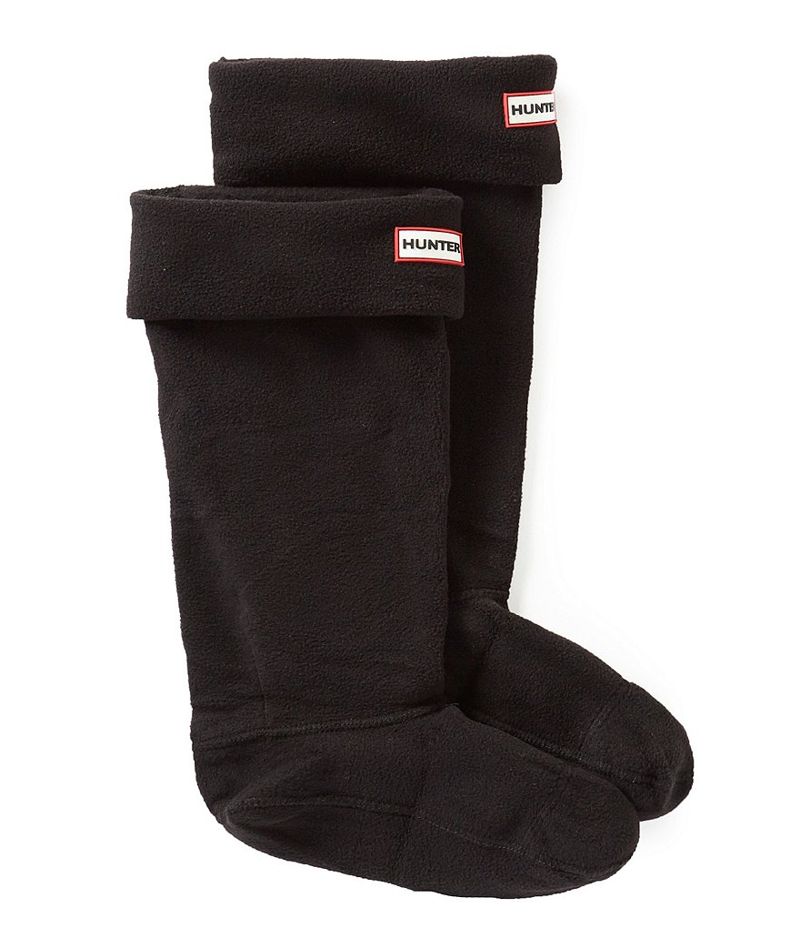 Hunter Tall Fold Over Fleece Boot Socks