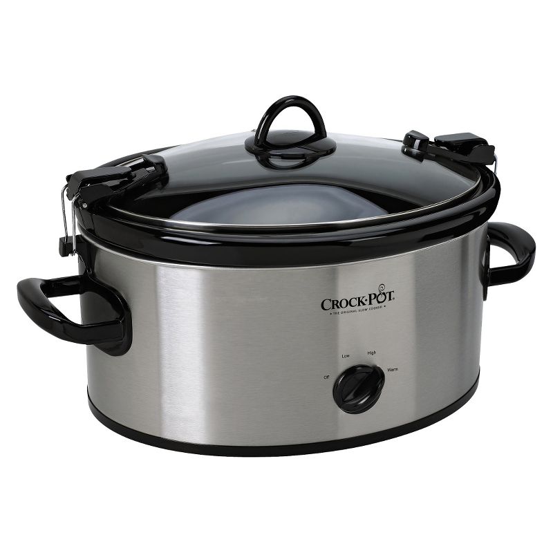 Crock-Pot 6 Qt. Cook & Carry Slow Cooker - Silver SCCPVL600-S