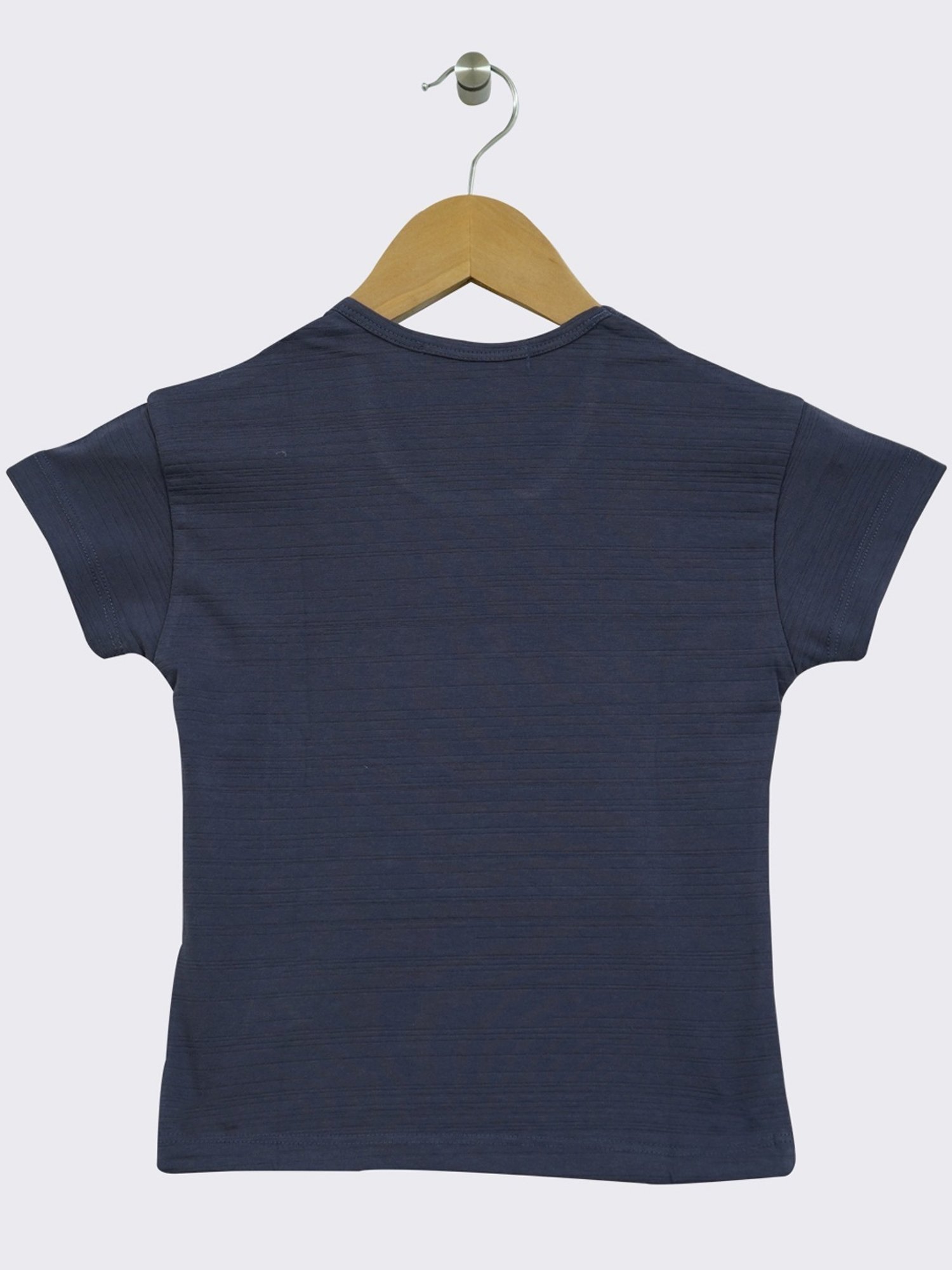 ZIAMA Kids Grey Embellished Top