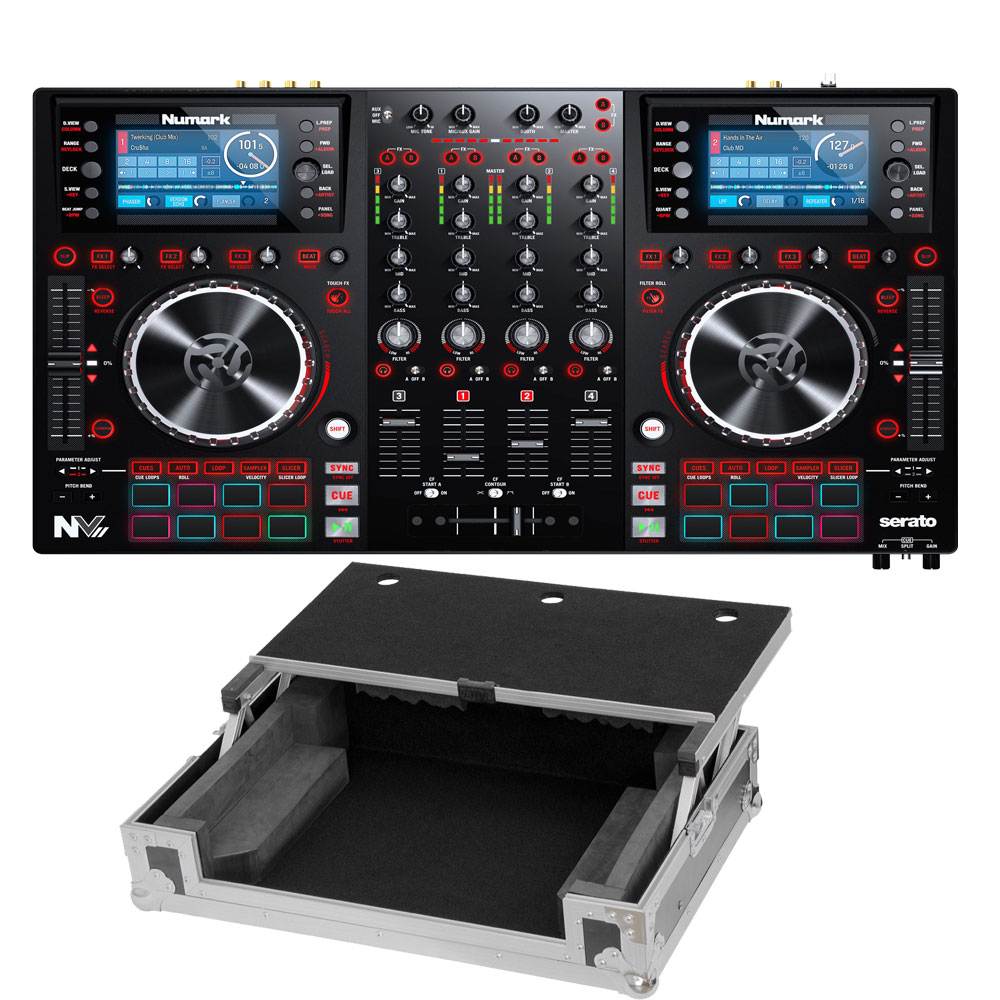 Numark NVII for Serato DJ with Intelligent Dual-Display Screens & Touch-Capacitive Knobs. FREE CASE.