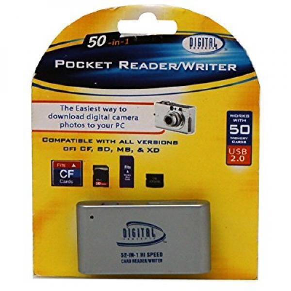 Sakar 50-in-1 USB 2.0 Pocket Reader and Writer