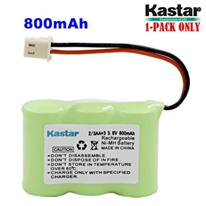 kastar 1-pack 2/3aa 3.6v 800mah 5264 ni-mh rechargeable battery for home phone v-tech 80-1338-00-00 89-1332-00-00 89-1338-00 bt