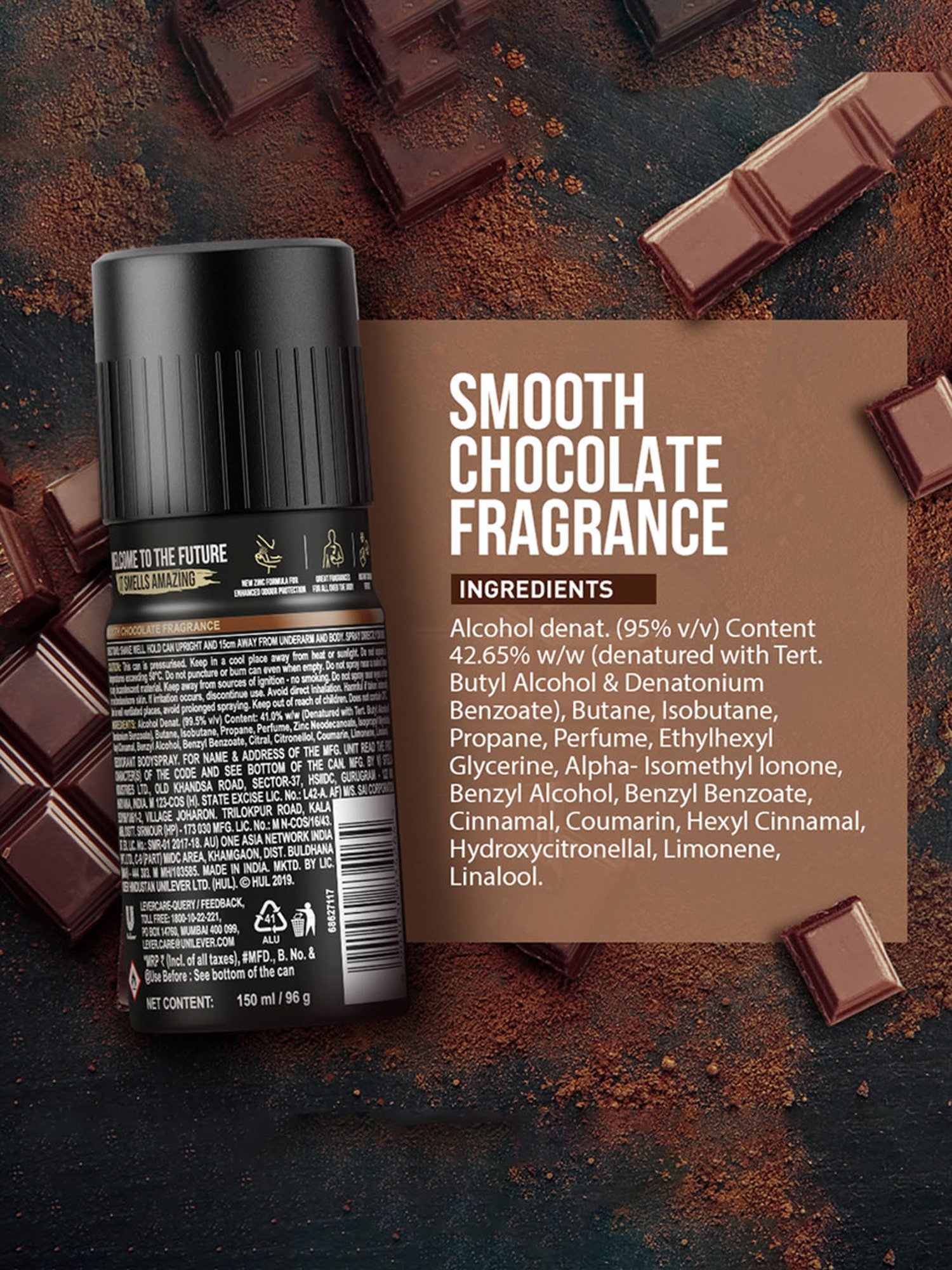 Axe Dark Temptation Body Spray Deodorant - 150 ml