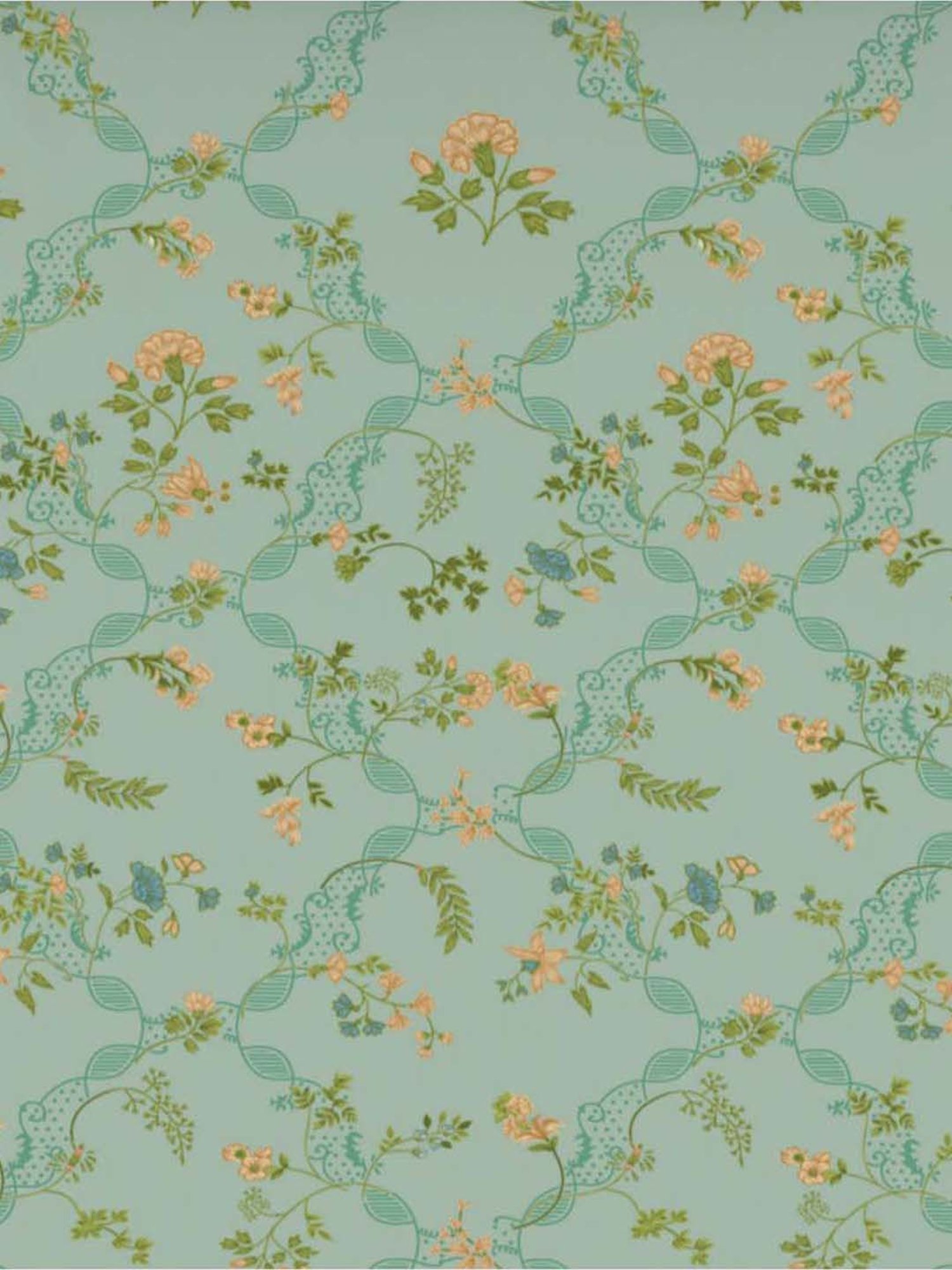 SPACES Lattice Bay Cotton 144 TC Large King Size Bedsheet With Pillow Covers