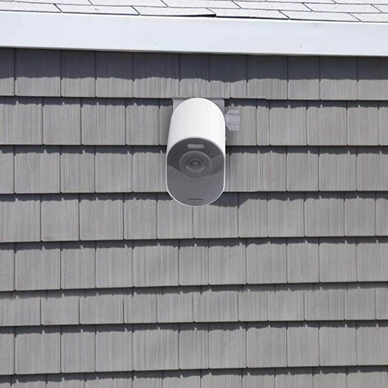 Upgraded Version  Vinyl Siding Clips for Arlo ZUMIMALL Ring Eufy Security Camera Hanger Hooks for Mounting Security Camera Weatherproof Stainless Steel Material 1 Pack White