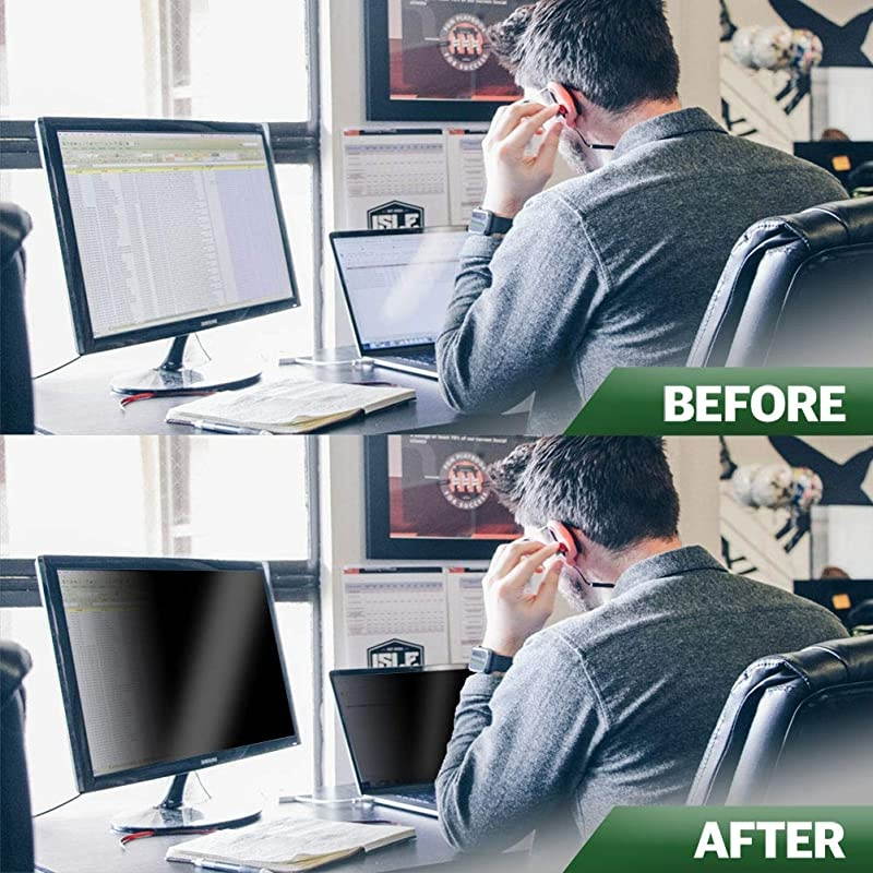Easy OnOff Privacy Filter 19 Removable Acrylic for 19 Universal Diagonally Measured 4 3 Aspect Ratio Privacy Screen for Laptop Notebook Monitor