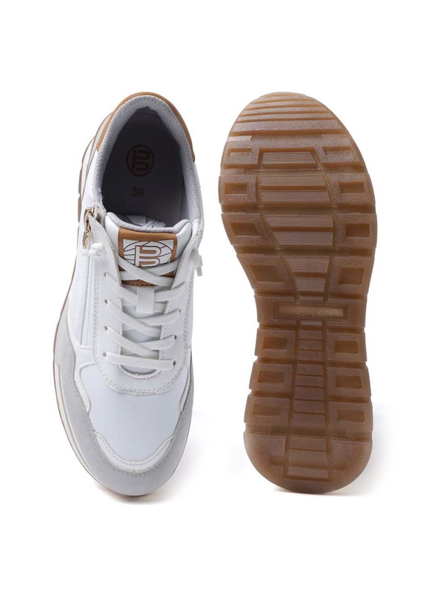 BAGATT Women's Callisti Light Grey Casual Sneakers