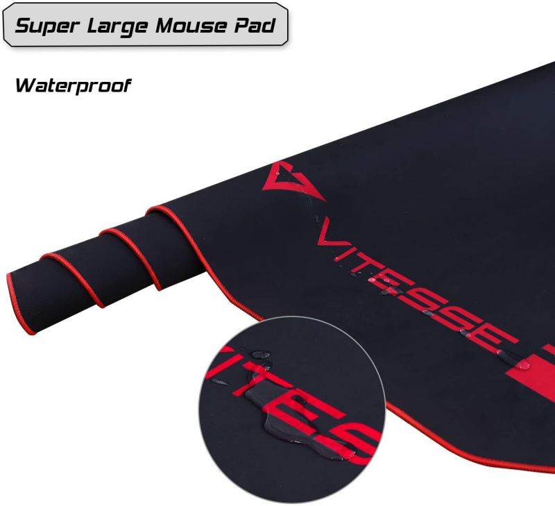 RESPAWN 3000 Gaming Computer Desk - Ergonomic Height Adjustable Gaming Desk, in Blue (RSP-3000-BLU)