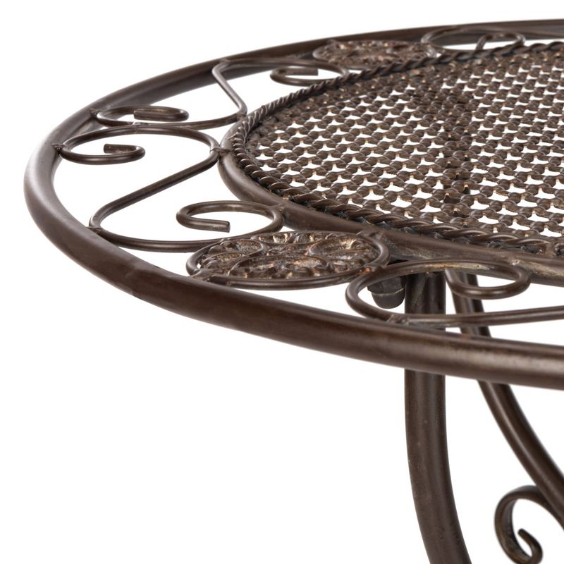 Semly 3pc Bistro Set - Unearthed Rust - Safavieh