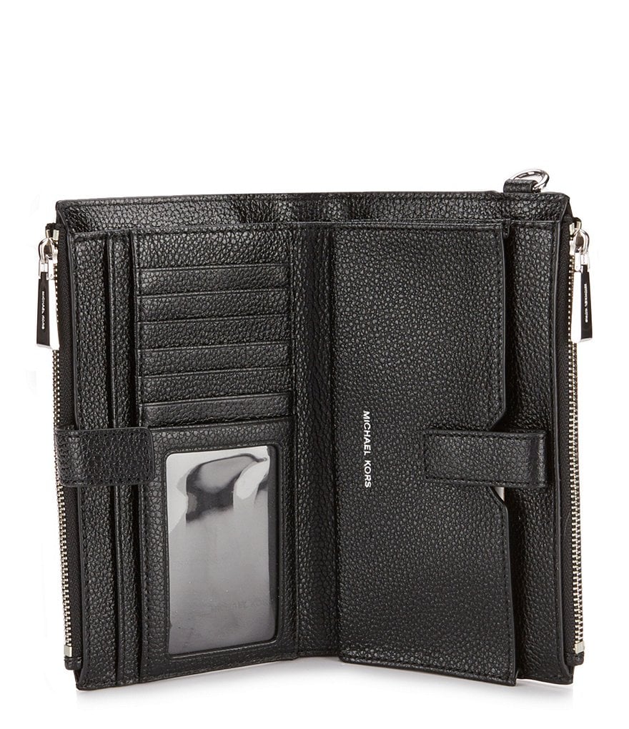 HOBO Link Leather Zip Wristlet