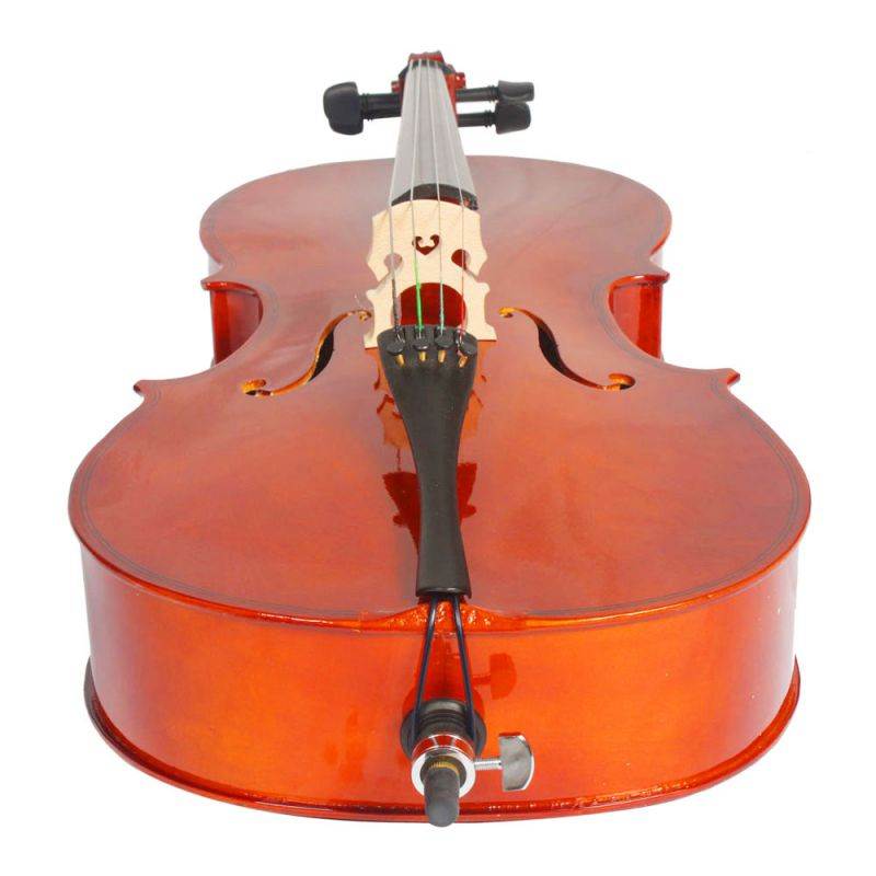 Hot Sale 3/4 Size Natural Cello +Bag+ Bow+ Rosin + Bridge+ Accessories