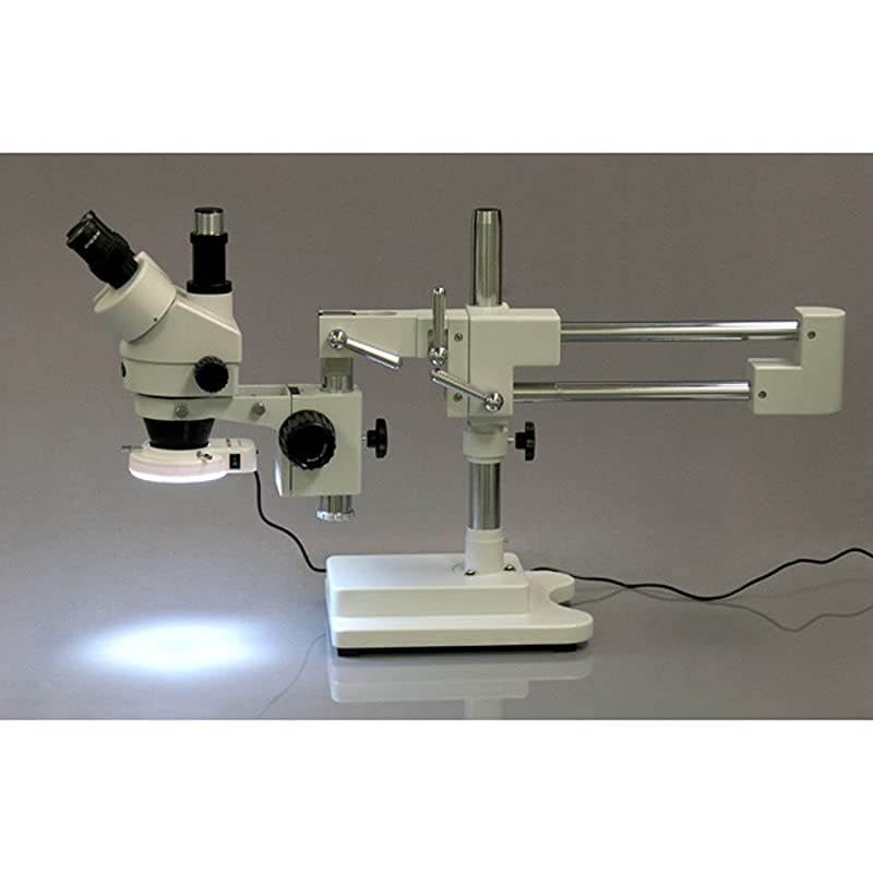 LED144S 144 LED Adjustable Microscope Compact Ring Light + Adapter