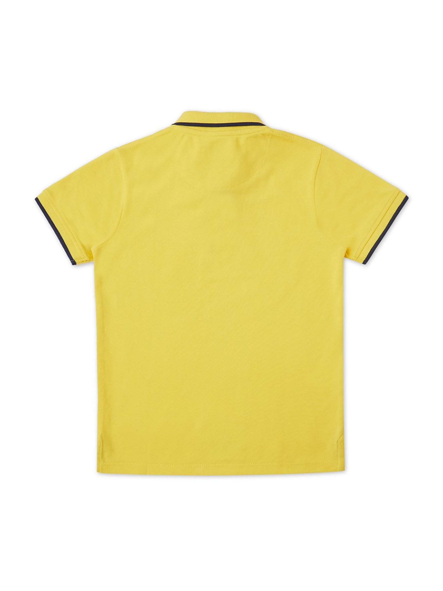 Pepe Jeans Kids Yellow Solid Polo T-Shirt