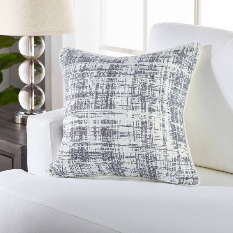 20"x20" Oversize Maura Square Throw Pillow Gray - Sure Fit