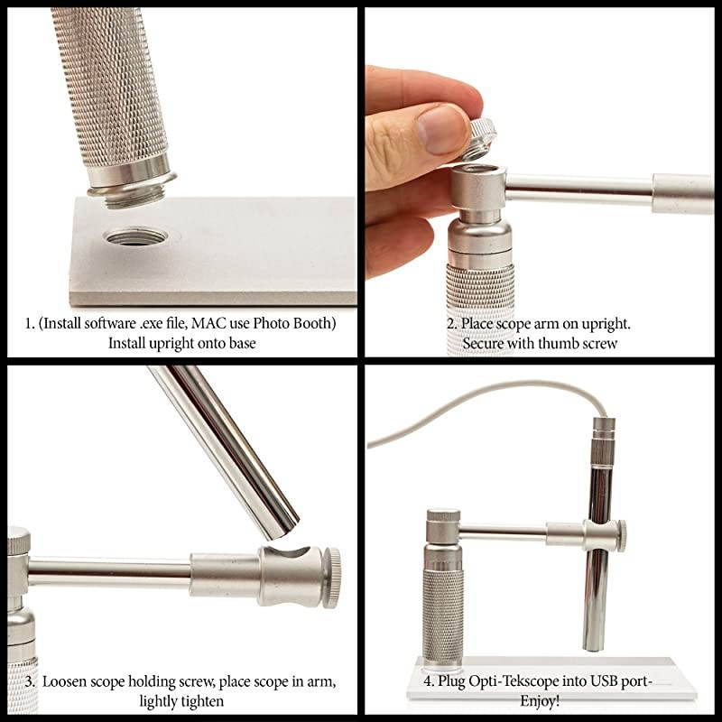 Digital USB Microscope Camera True High Definition Macro 200x Zoom Imaging 1600x1200 Video Advanced CMOS Sensor with 8 LED Windows MAC Linux OS