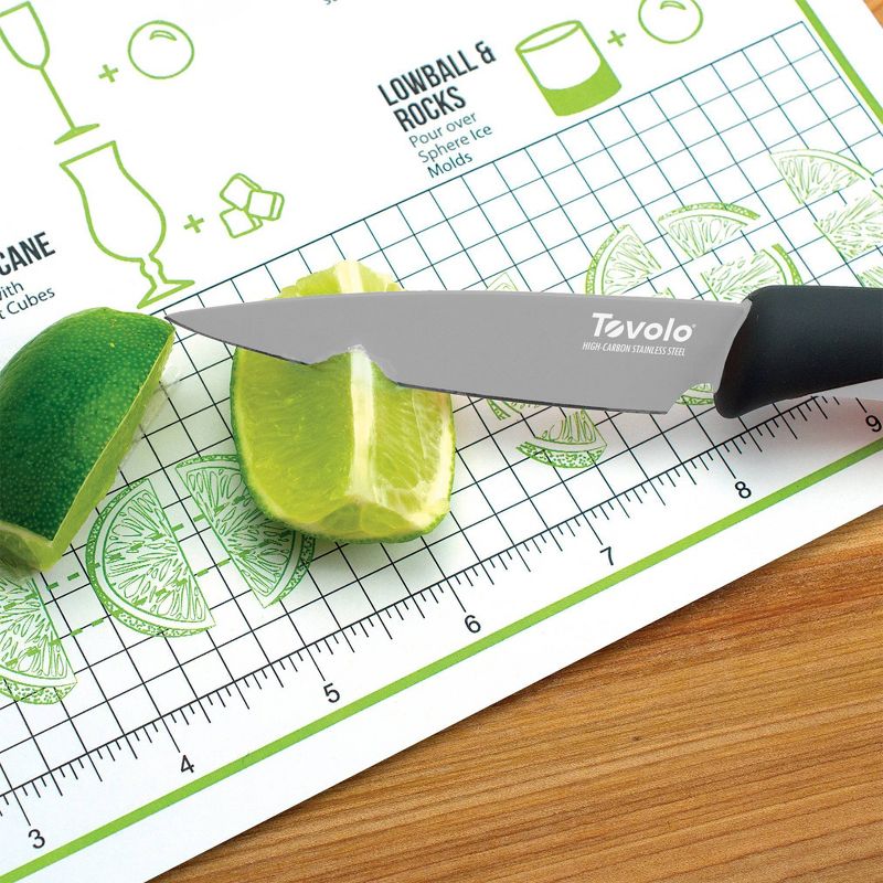 Tovolo Comfort Grip 3.5" Paring Knife Set of 2 Warm Gray 14018-999