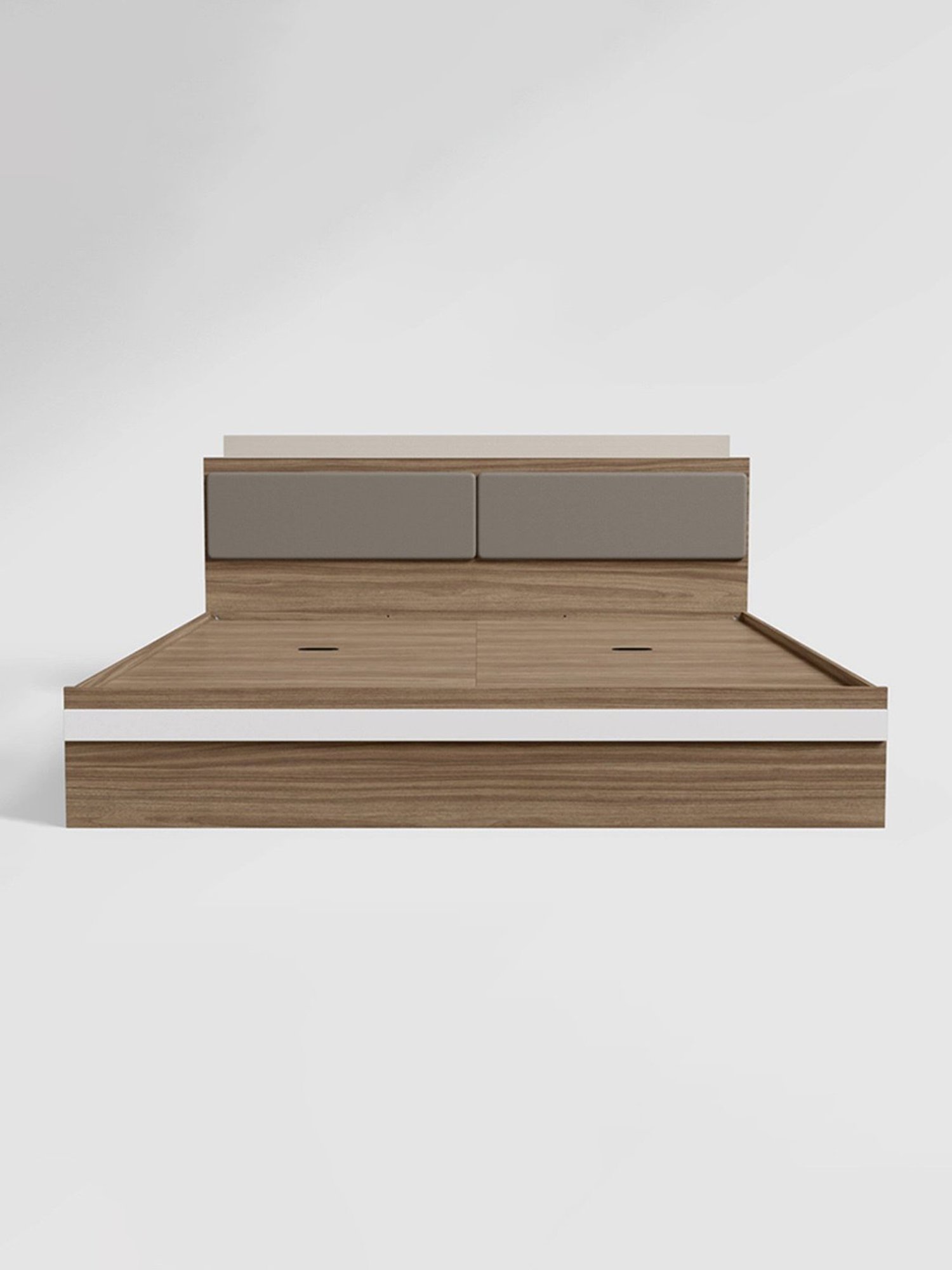 Godrej Interio Conflux Brown Engineered Wood Queen Bed