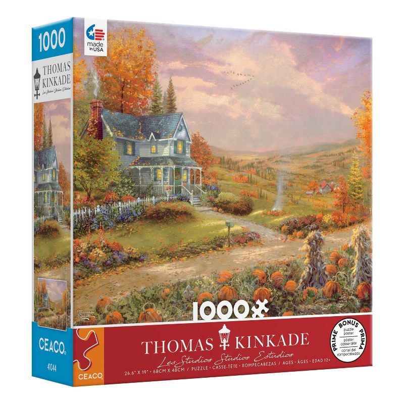 Ceaco Thomas Kinkade: Autumn at Apple Hill Jigsaw Puzzle - 1000pc