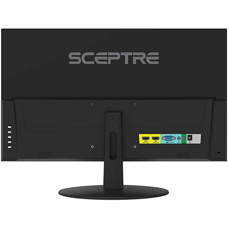 E225W-19203R 22" Ultra Thin 75Hz 1080p LED Monitor 2x HDMI VGA Build-in Speakers, Metallic Black 2018