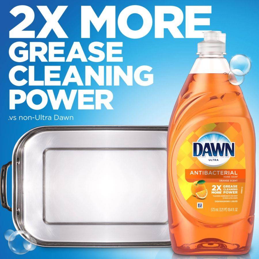 Dawn&reg; Ultra Antibacterial Hand Soap Dishwashing Liquid Dish Soap, Orange Scent, 40 Oz
