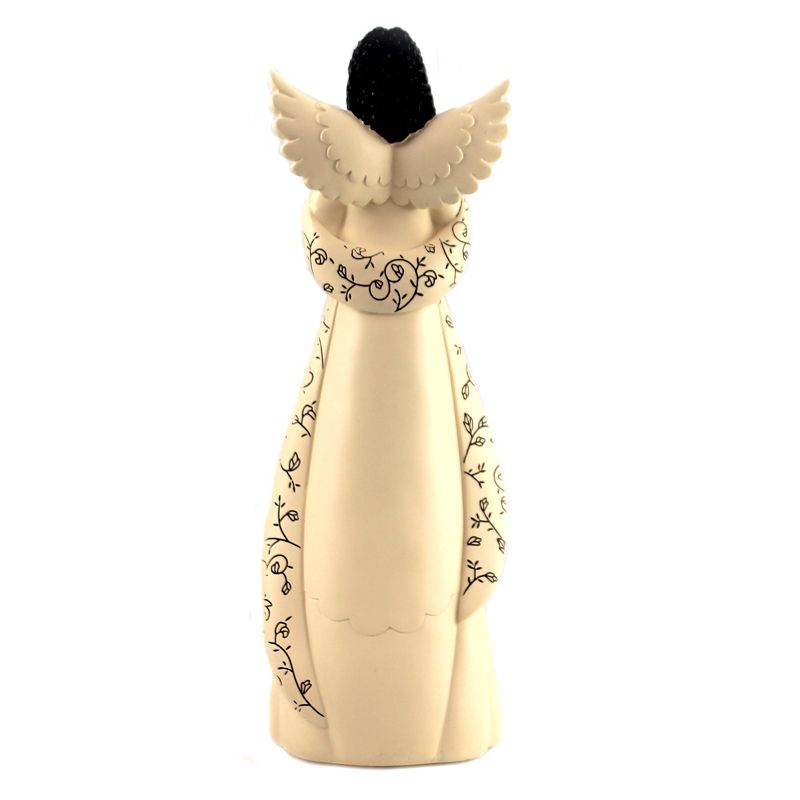 Black Art 11.5" Serve The Lord Angel 842,162,166,183,172,397,  -  Decorative Figurines