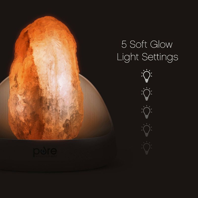 Salt Lamp and Ultrasonic Oil Diffuser - Pure Enrichment