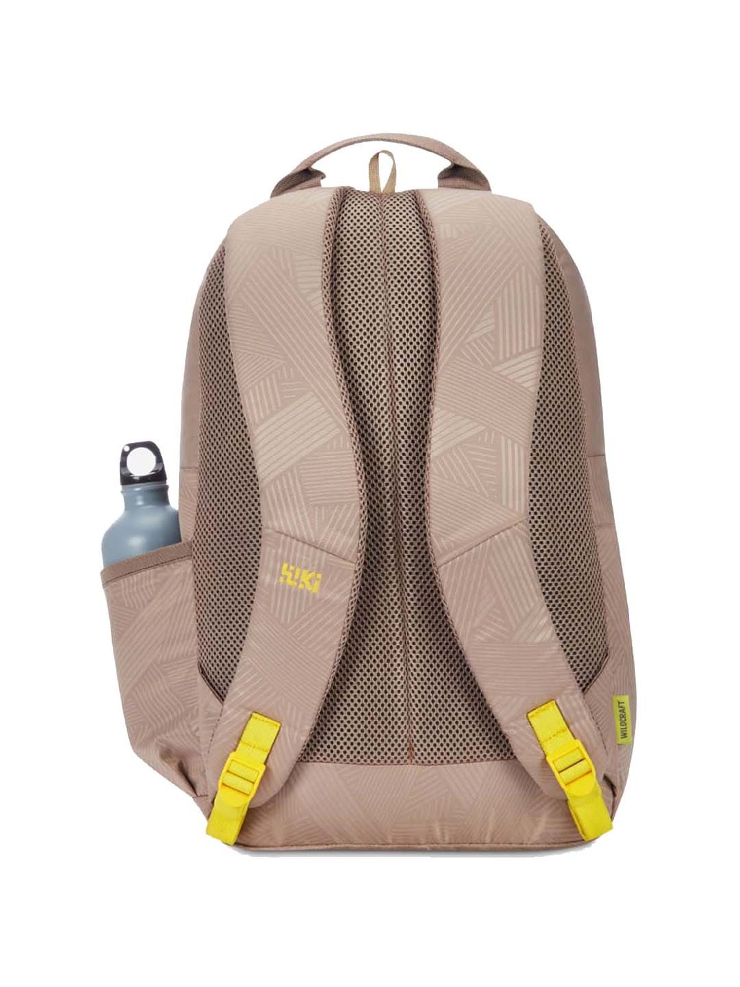 Wiki 18.5 Ltrs Beige Medium Backpack