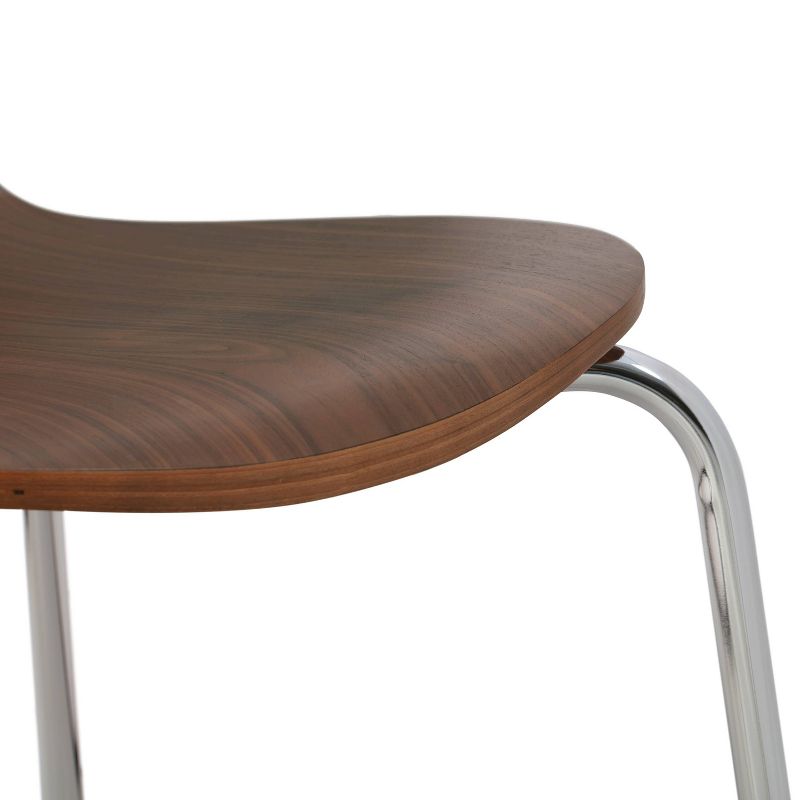 Set of 2 Tia Dining Chair Walnut - Poly & Bark