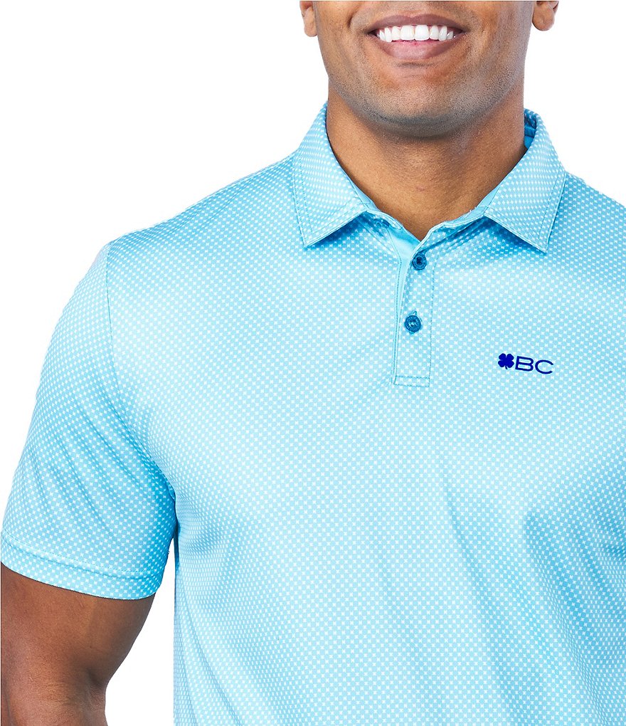 BLACK CLOVER Lucky Fit Short-Sleeve Dominion Dri-Balance&trade; Polo