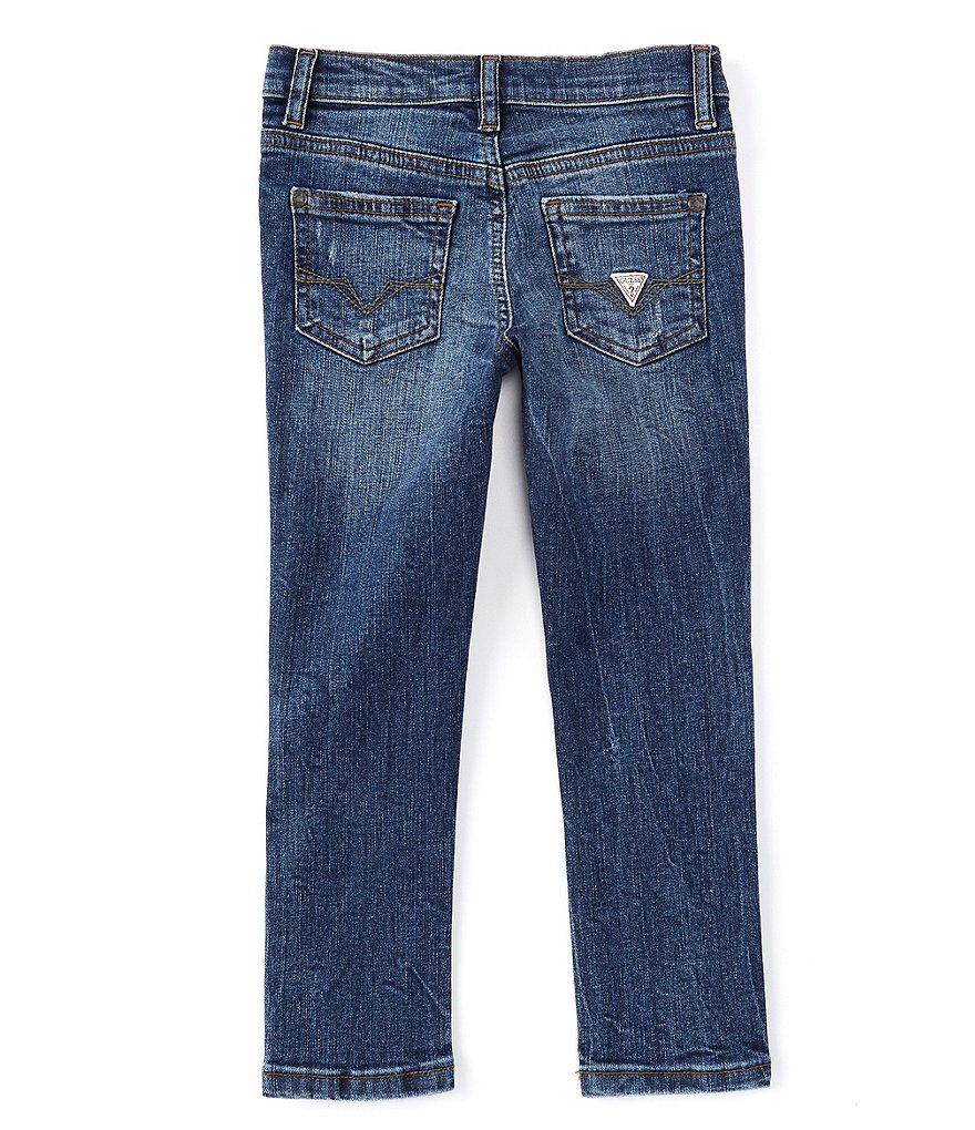 Guess Little Boys 2T-7 Washed Denim Slim Jeans