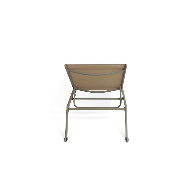 Princeton 2pk Chaise Lounge Tan/Taupe - Ostrich