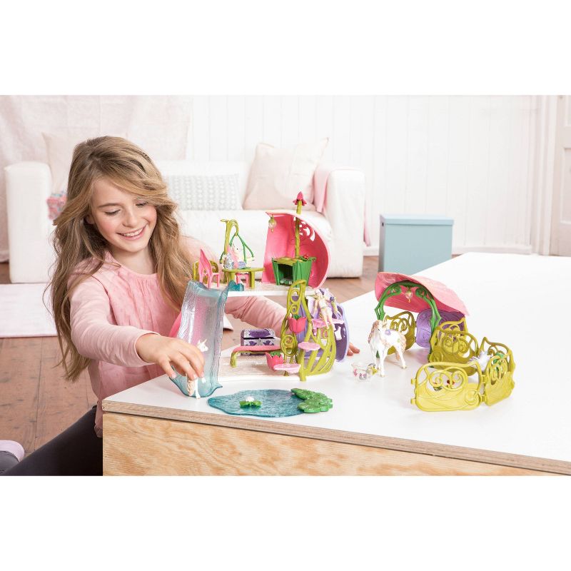 Schleich Glittering Flower House with Unicorns