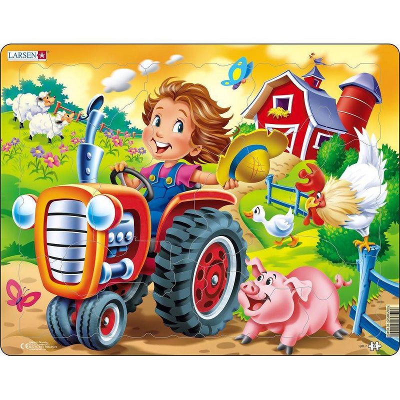 Larsen Puzzles Farm Kids Puzzle Set - 2pk
