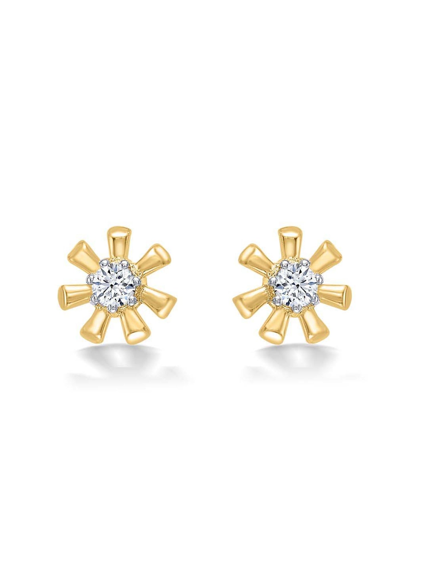 P.N.Gadgil Jewellers 22 Karat (916) BSI Hallmarked Yellow Gold Petal Pops Kids Earring For Kid