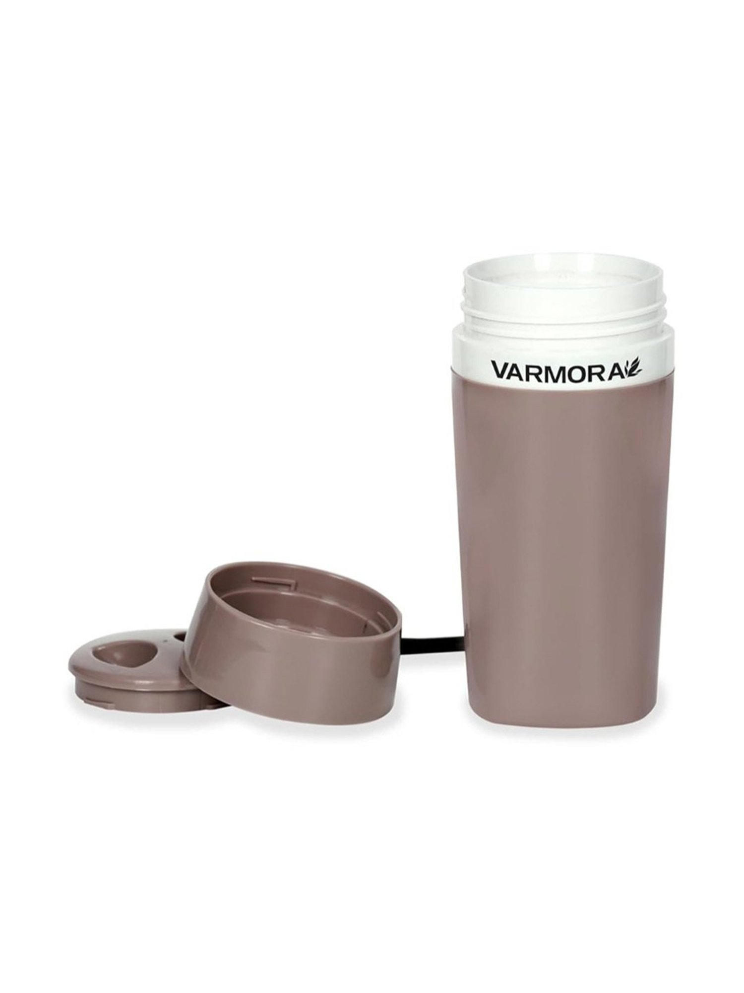 Varmora Aqua Beige Stainless Steel Travel Water Bottle- 300 ml