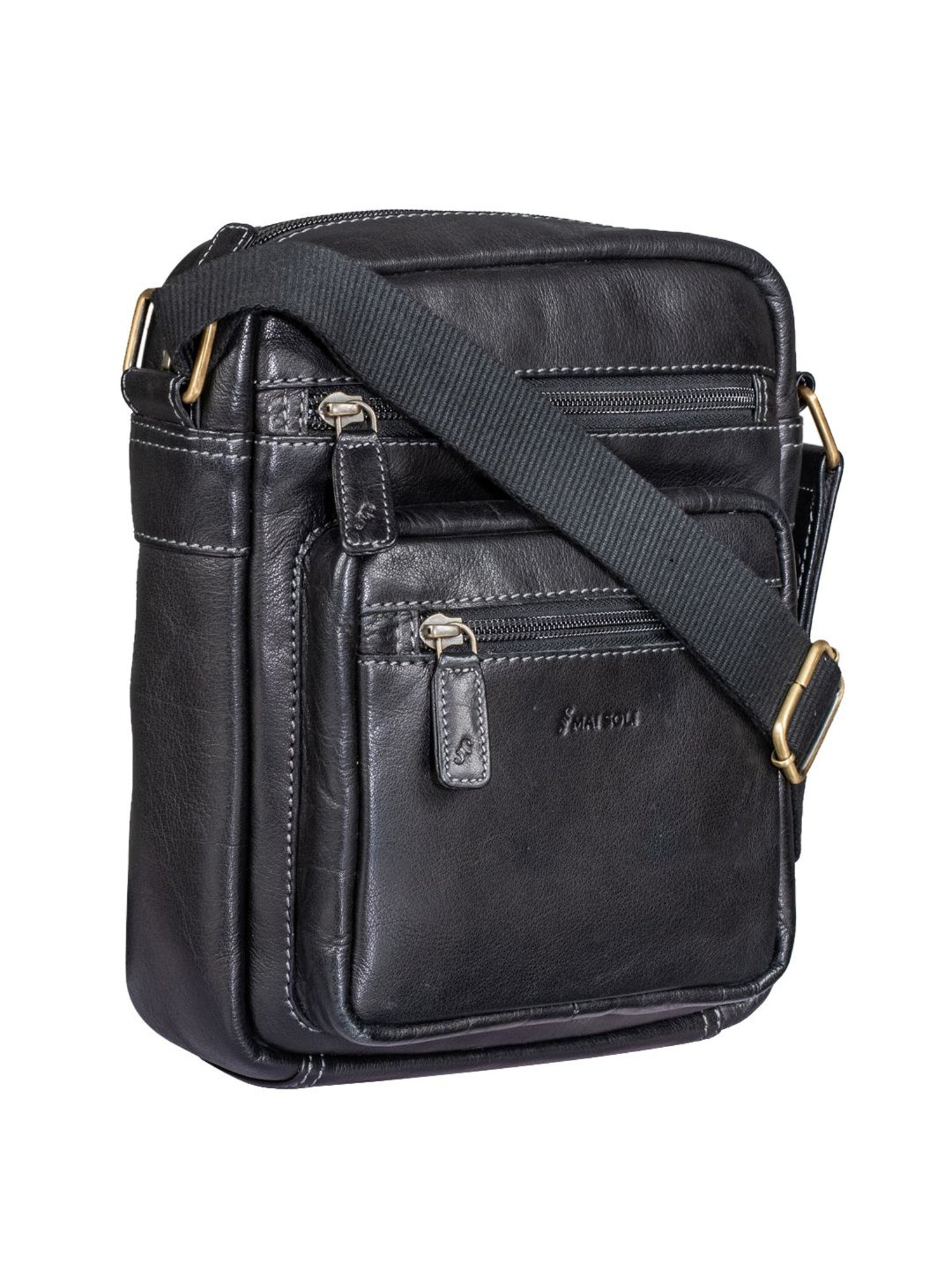 Mai Soli  Black Solid Medium Cross Body Bag