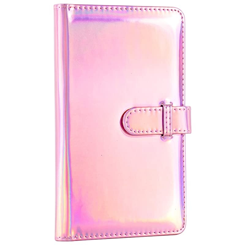 96 Pockets Mini Photo Album for Fujifilm Instax Mini Camera Polaroid Snap Z2300 SocialMatic Instant Cameras amp Zip Instant Printer Magic Pink