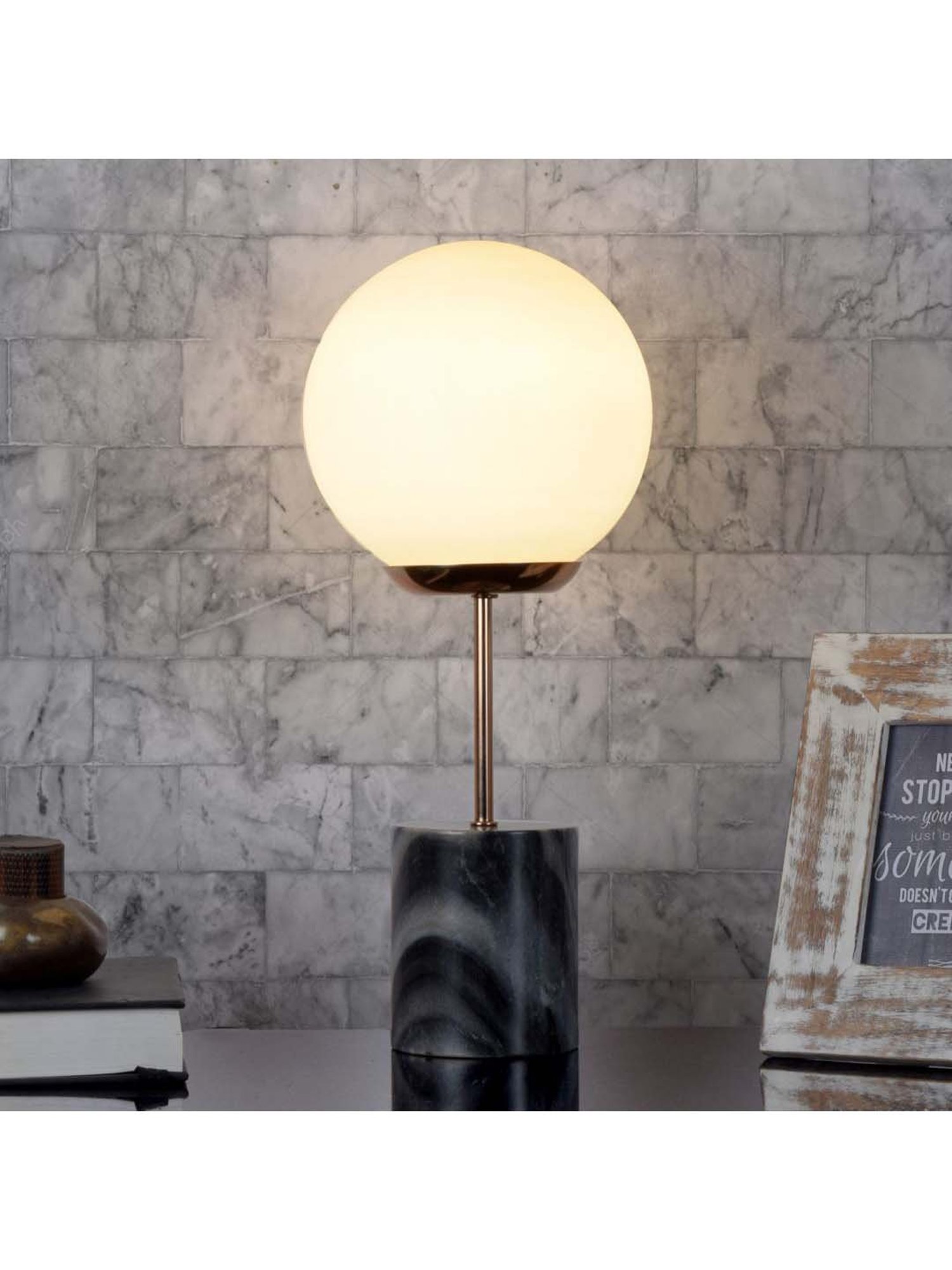 Kapoor E Illuminations White Topeka Table Lamp - Set of 1