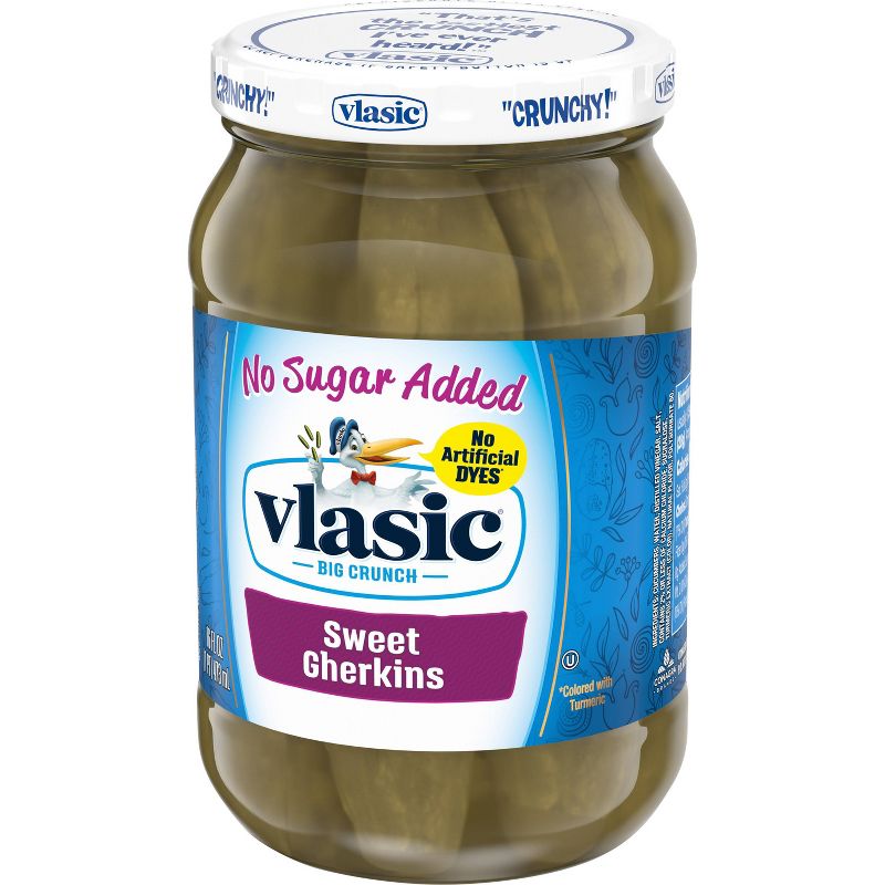 Vlasic Sweet Gerkins No Sugar - 16oz