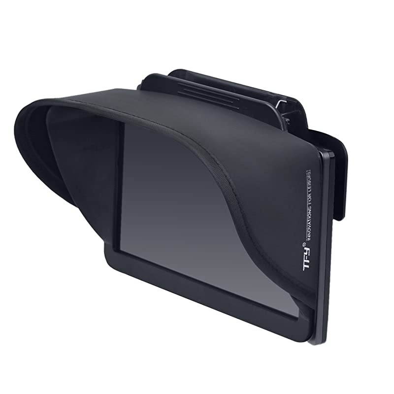 GPS Navigation Sun Shade Visor Plus Flexible Visor Extension Piece for Garmin nuvi 42LM 43Inch Portable GPS and Other 5Inch GPS