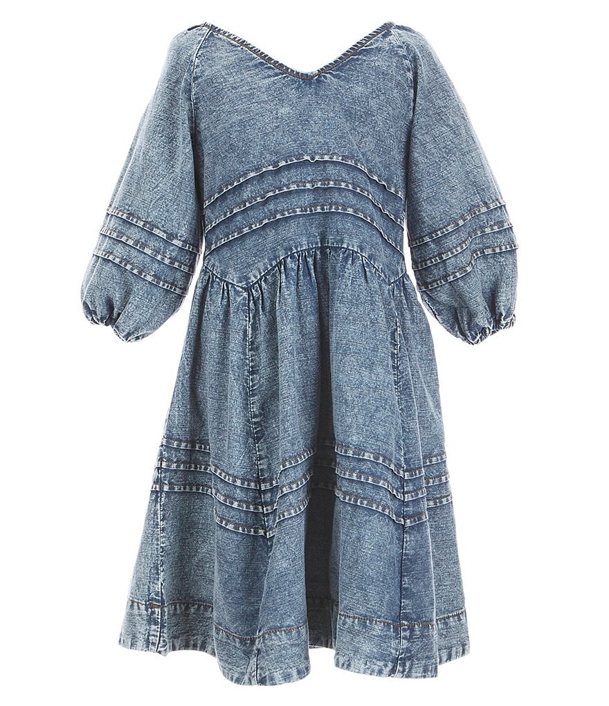 Polo Ralph Lauren Big Girls 7-16 Ombre Large Pony T-Shirt Dress