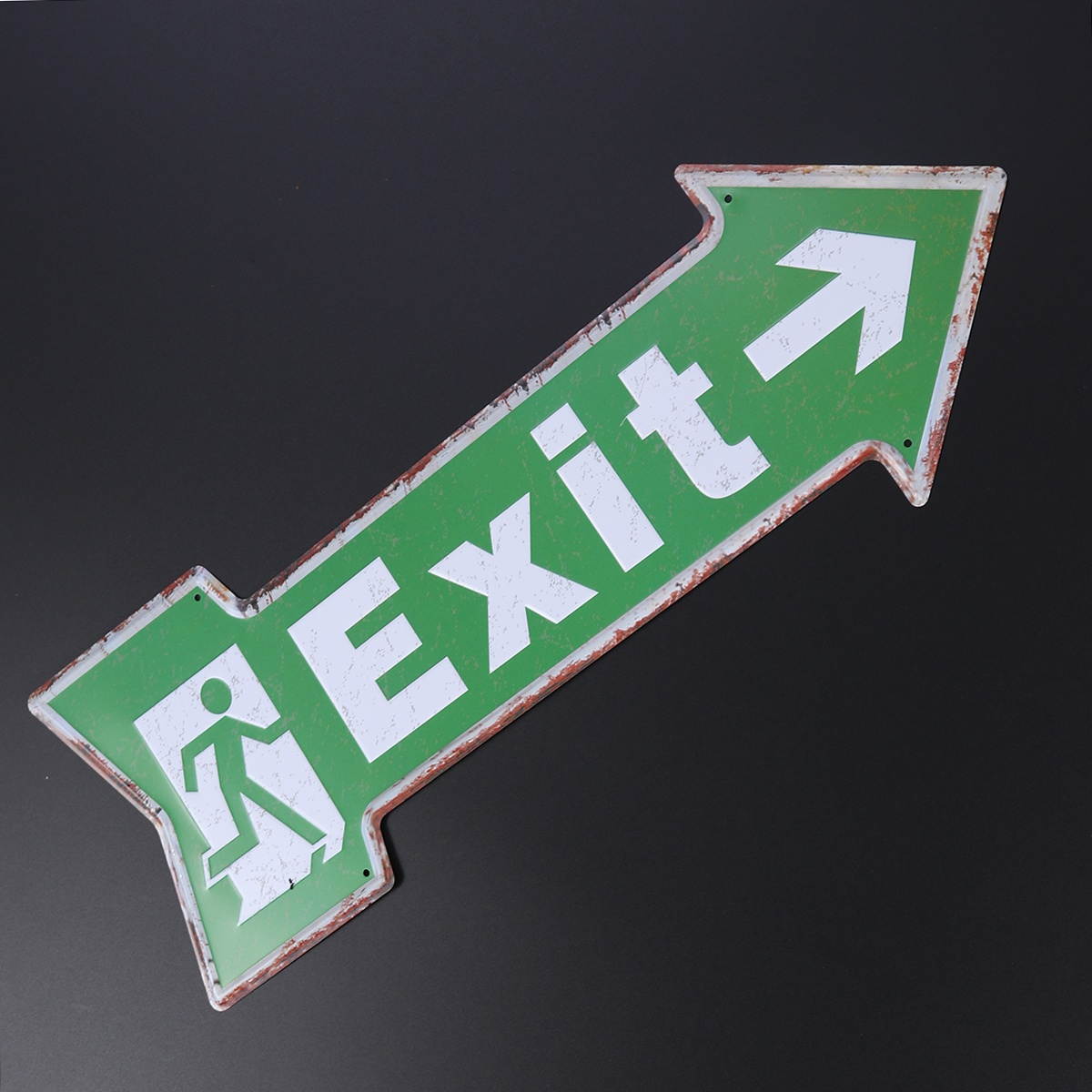 Creative Occident Retro Hanger Tag Legend EXIT for Supermarket Hospital Bar Decoration-31