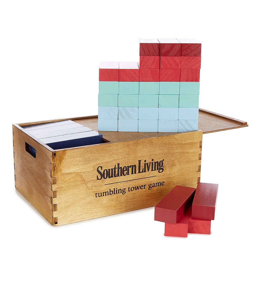 Southern Living Giant Wood Tumbling Tower Game
