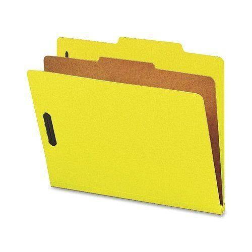 Sparco Colored Classification Folder - Letter - 8.50" X 11" - 1 Dividers -