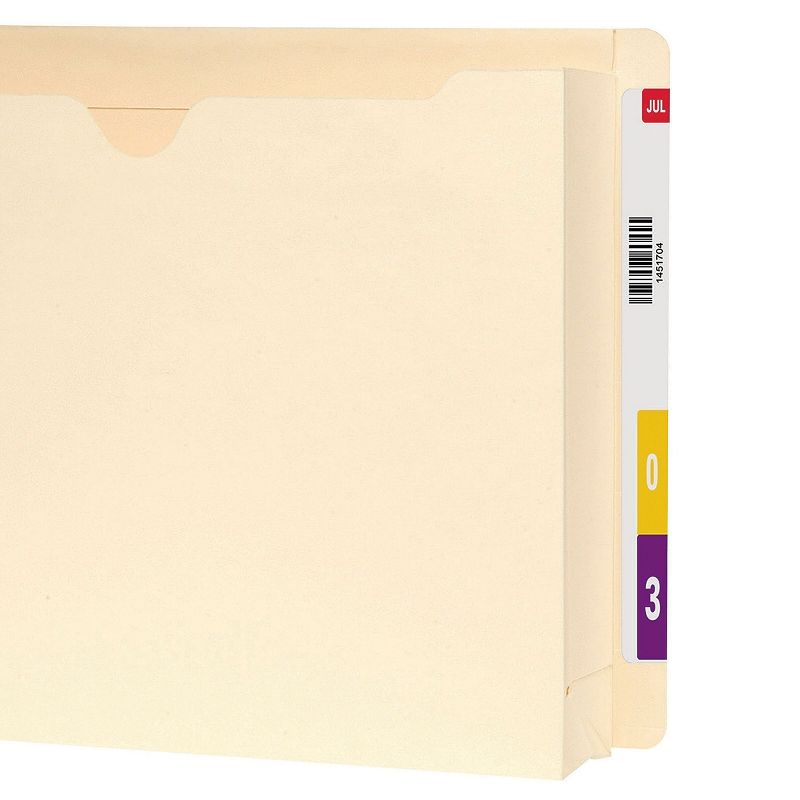 Staples Expanding File Pockets 5.25" Exp. Straight Tab Lgl Br 10/BX TR704432/704432